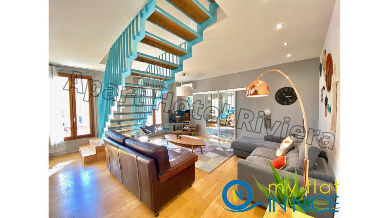 Riviera Cote D'azur - Old Port - Amazing Ac Duplex 3 Bedrooms 2 Bathrooms- Duplex Maison Du Port
