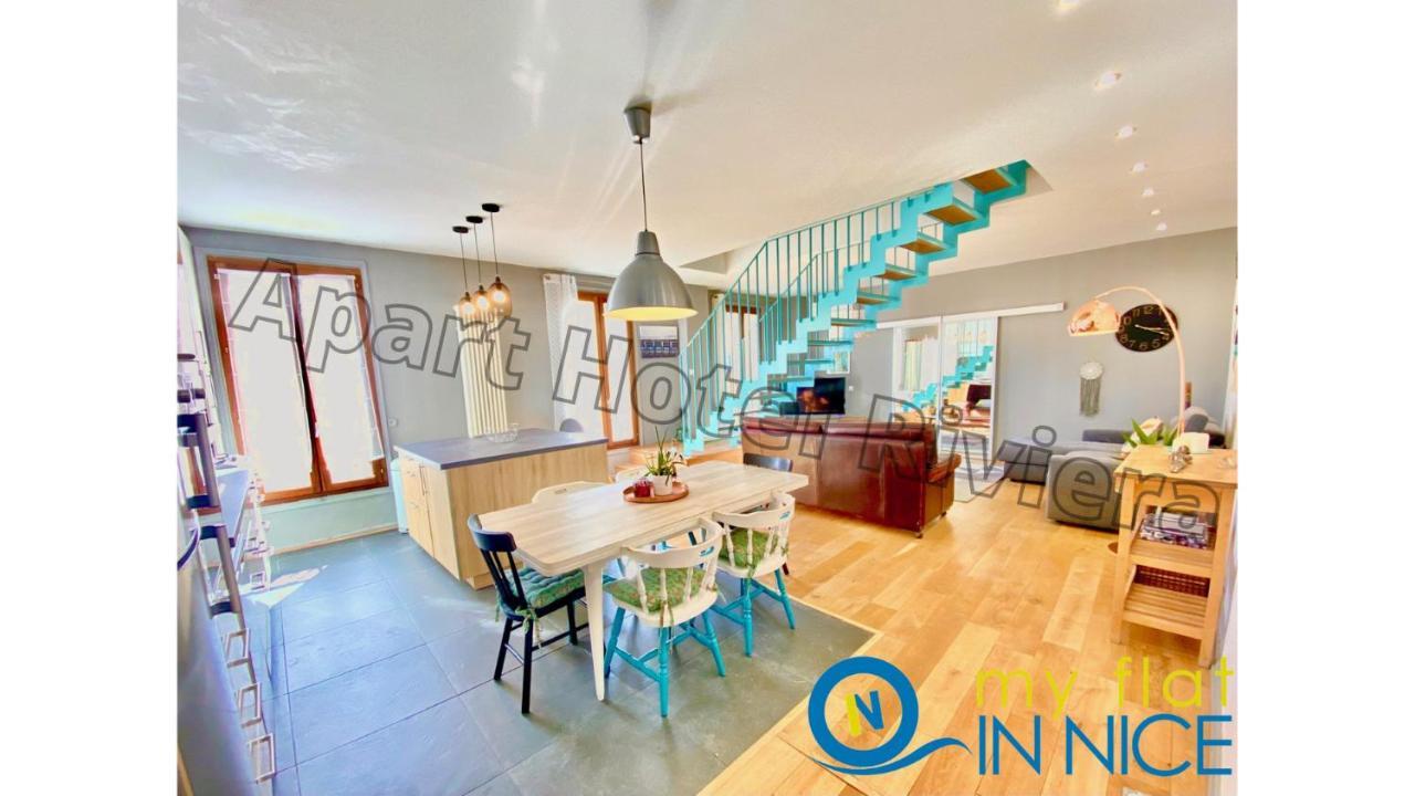 Apartment Riviera Cote D'azur - Old Port - Amazing Ac Duplex 3 Bedrooms 2 Bathrooms- Duplex Maison Du Port Nizza